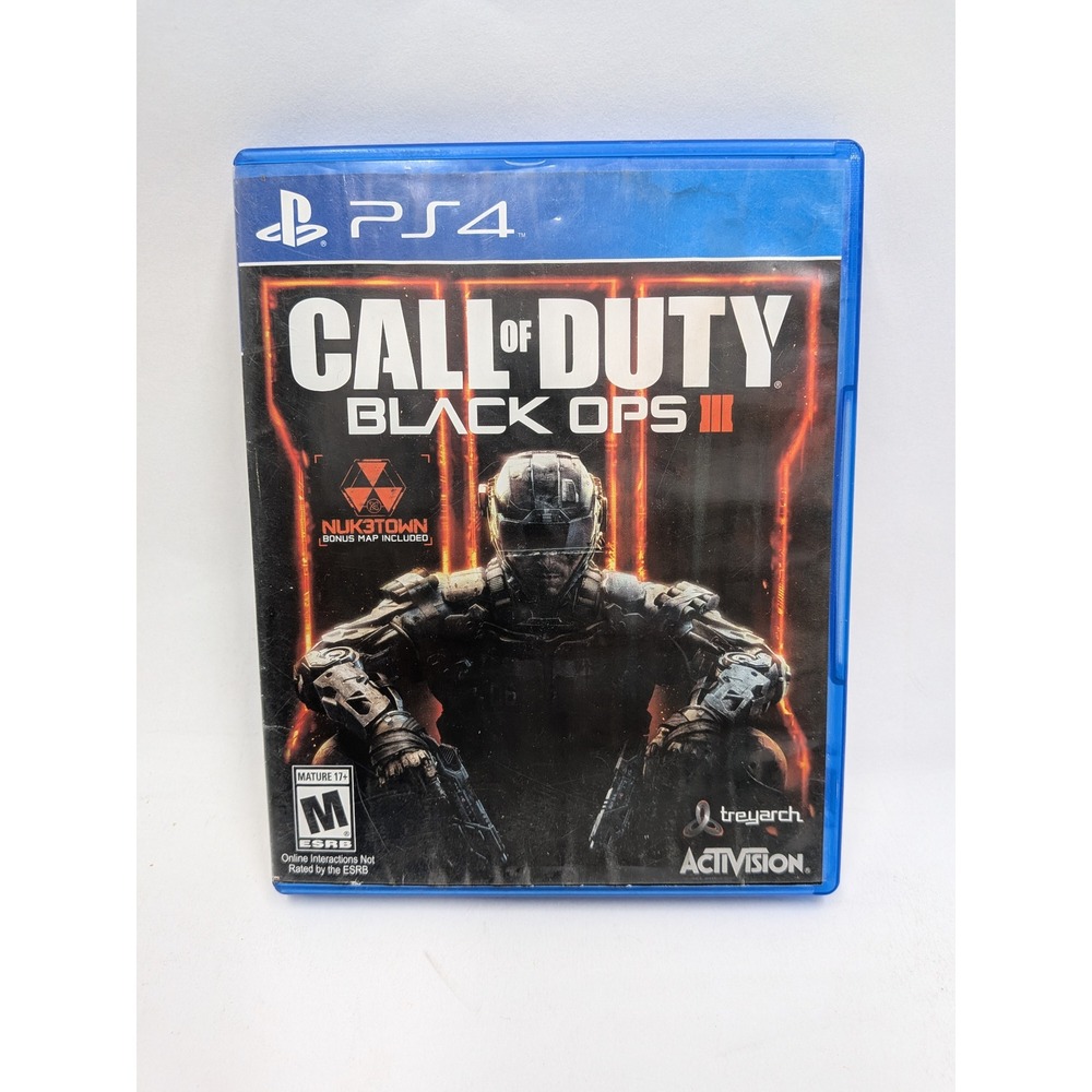 Call of Duty Black Ops III PS4 PlayStation 4 Video Game Activision Treyarch
